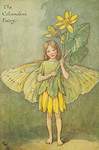 Flower Fairy Alphabet, antique Celandine Flower Fairy print