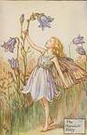 Flower Fairy Alphabet, antique Harebell Flower Fairy print