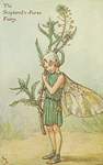 Flower Fairy Alphabet, antique Shepherd Flower Fairy print